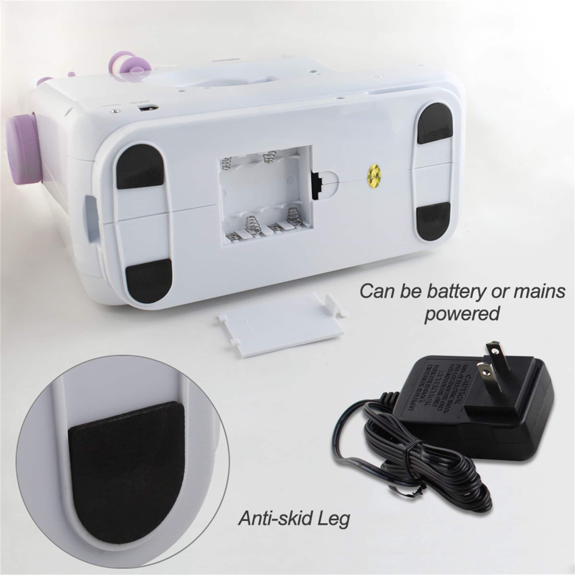 NEX™ Lavender Purple Modern Crafting Sewing Machine with 12 Built-In Stitches
